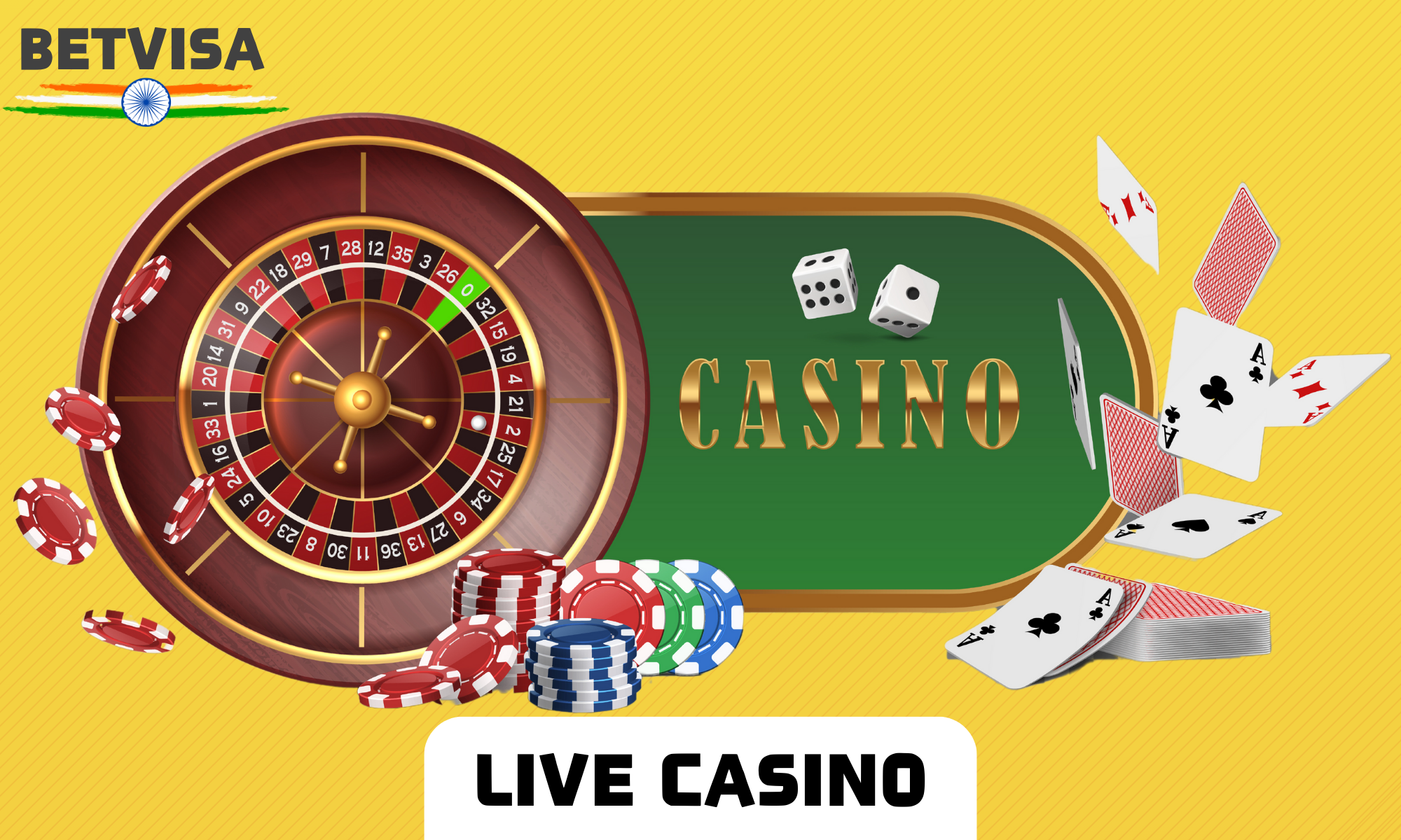Live dealer games are available at Betvsa with a variety of bets