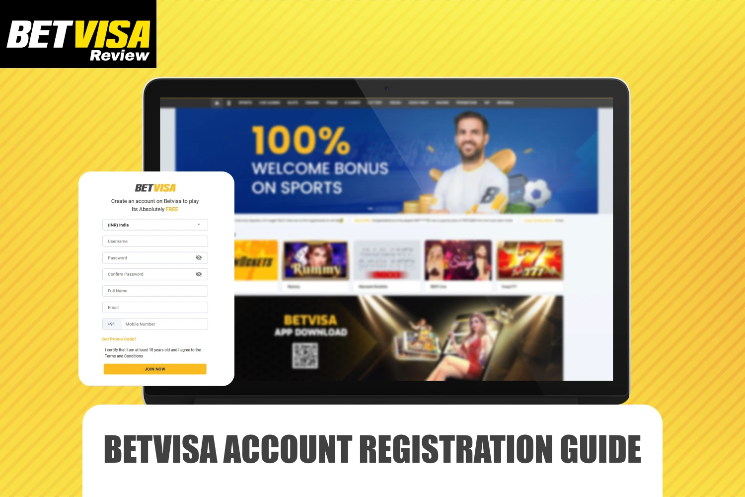 After registering with Betvisa, players from India will have access to all the entertainment and features of the platform